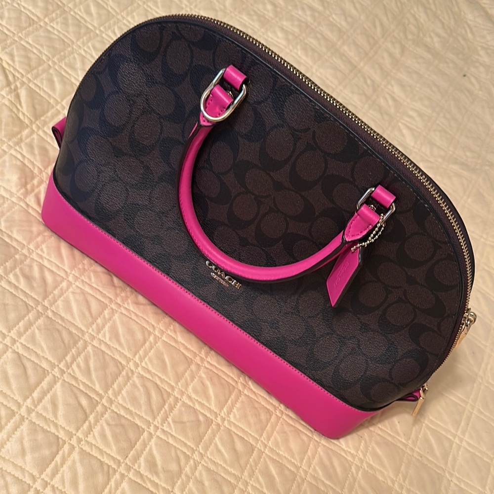 Coach Sierra Black and Pink Women's Bag